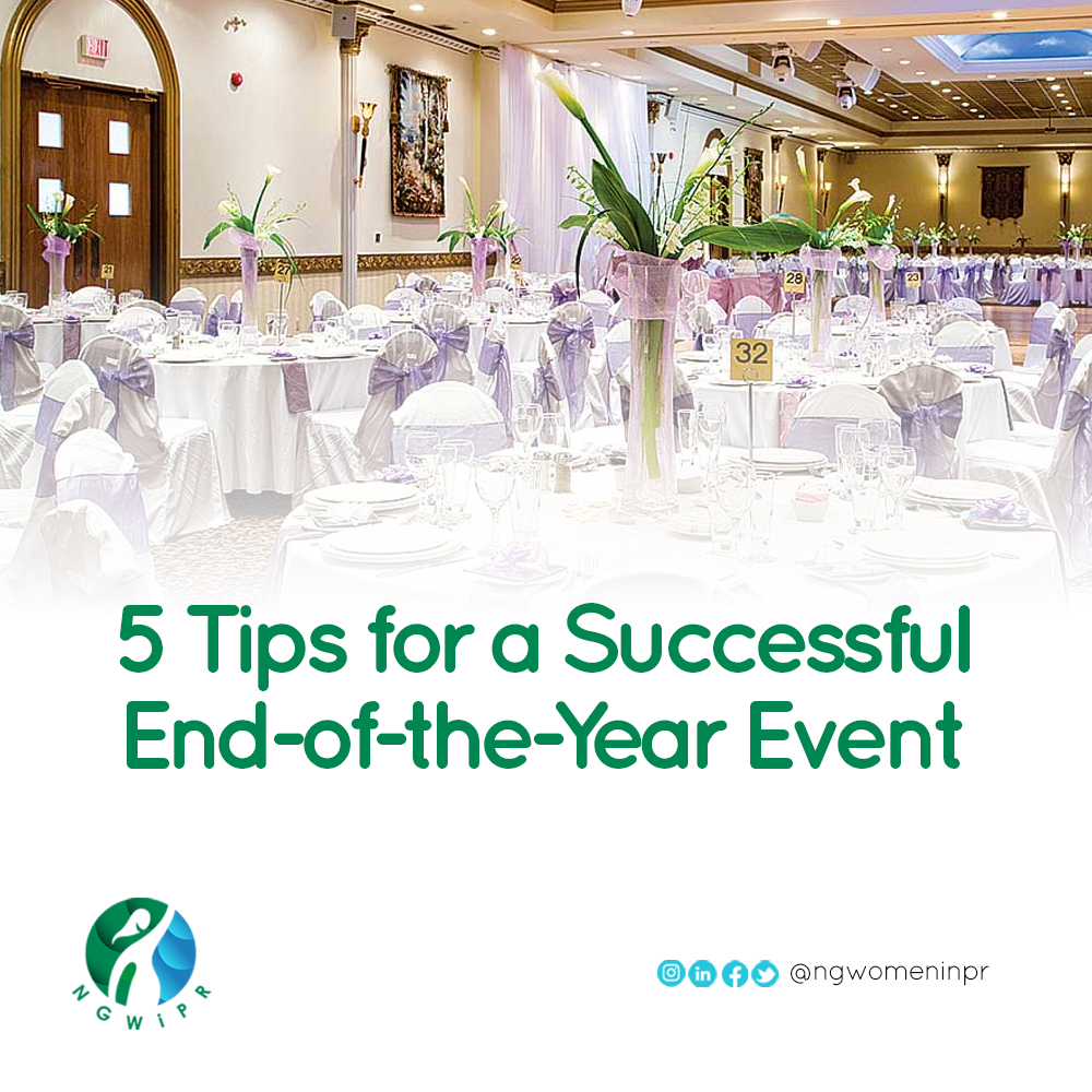 5 Tips for a Successful End-of-the-Year Event