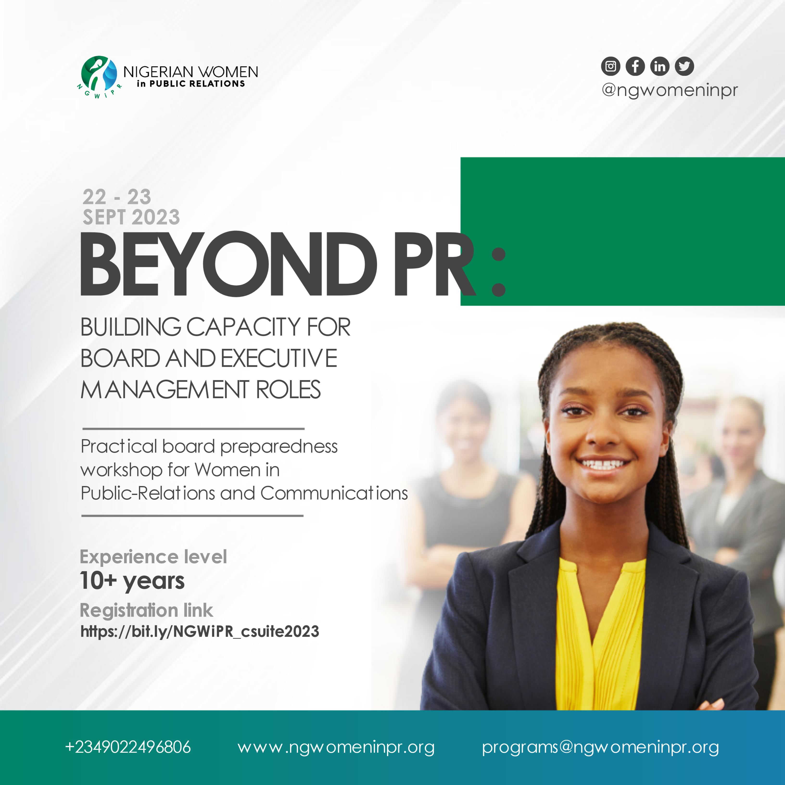Beyond PR: Developing Capacities for Board and Executive Management Positions